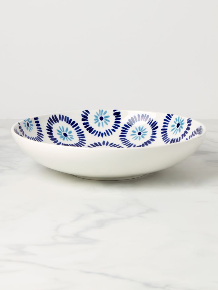 Floral Way Low Serving Bowl