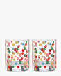 Kate Spade,good times it's raining confetti double old fashioned glass set,kitchen & dining,Multi