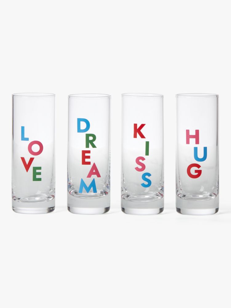 Kate Spade,Good Times Celebrate Shot Glass Set,