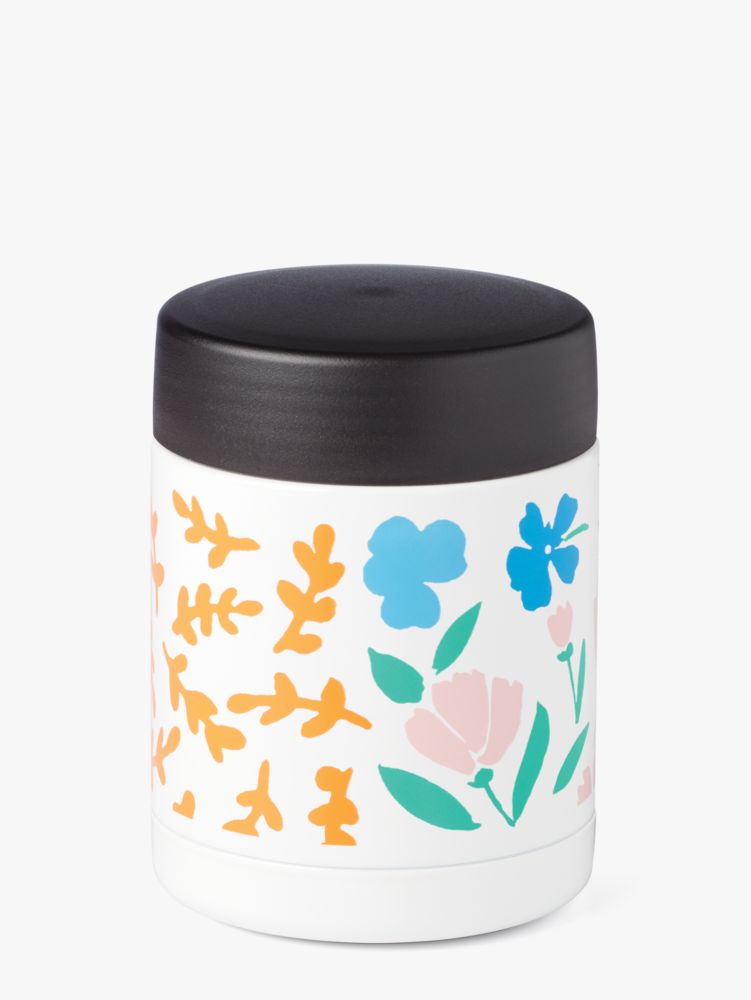Nesatuwa Stainless Insulated Food Container Daisy Black Floral