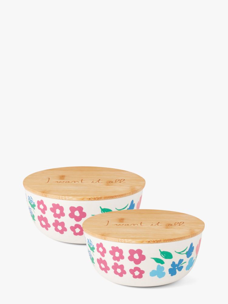 Kate Spade Deco Dot 2pc Rectangular Food Storage Set