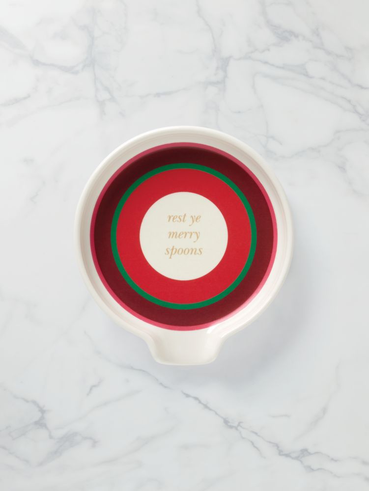 Merry & Bright Spoon Rest, Red/ Green Multi, Product