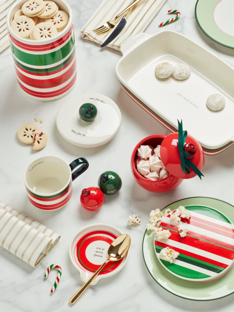 Merry & Bright Spoon Rest, Red/ Green Multi, Product