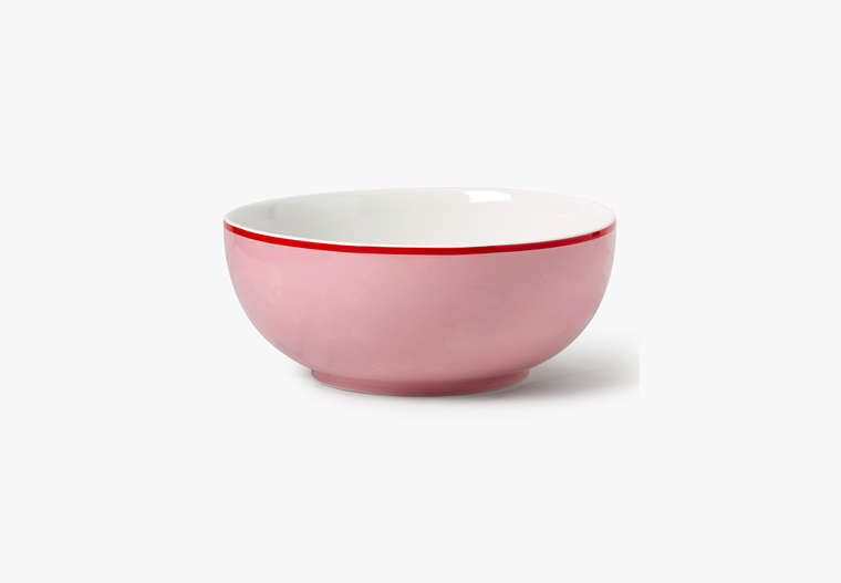 Kate Spade,Make It Pop Serving Bowl,Pink image number 0