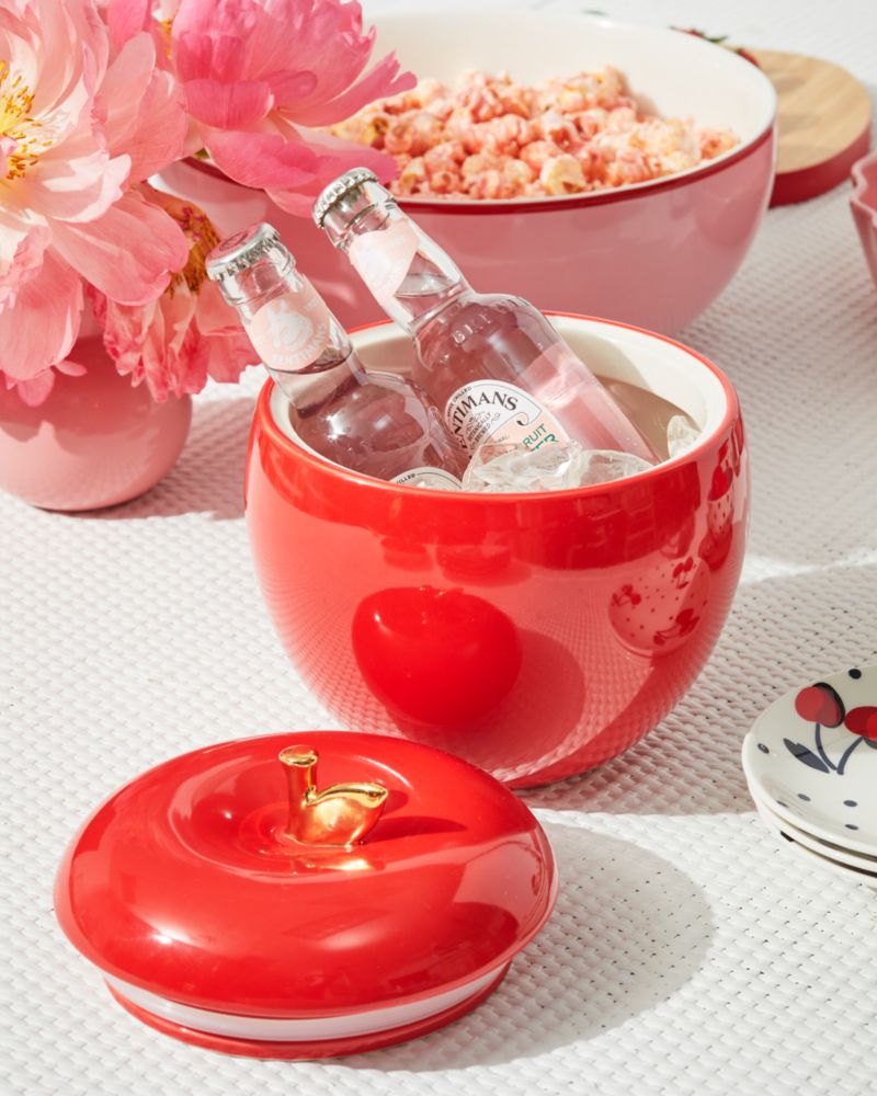 Kate Spade,Knock On Wood Apple Cookie Jar,