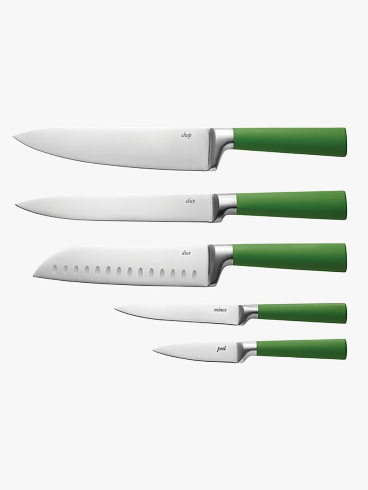 Choice Essential 5-Piece Knife Set with Black Handles