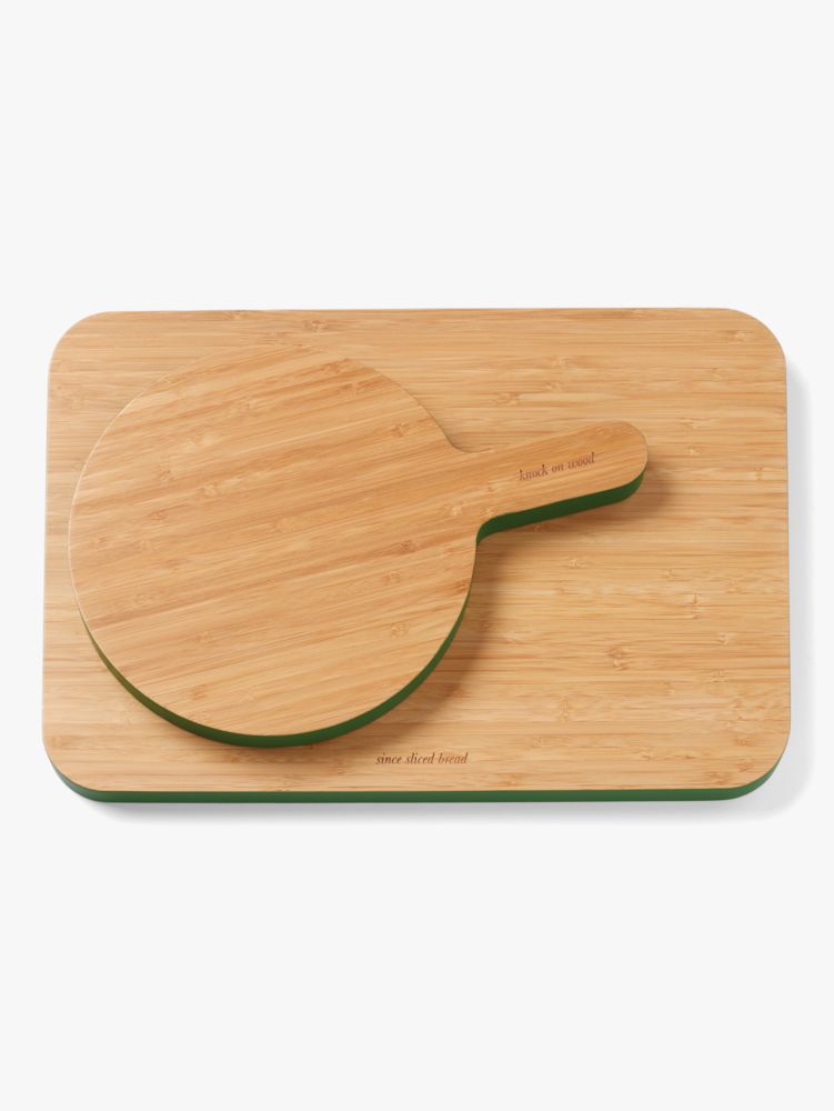 Knock On Wood Cutting Board Paddle & Rectangle