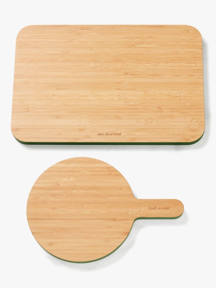 Knock On Wood Cutting Board Paddle & Rectangle