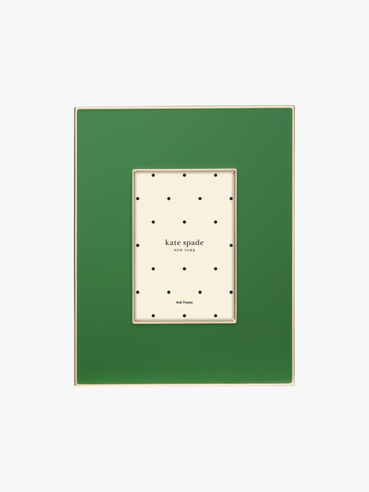 Kate Spade,Make It Pop 4x6 Picture Frame,KS Green