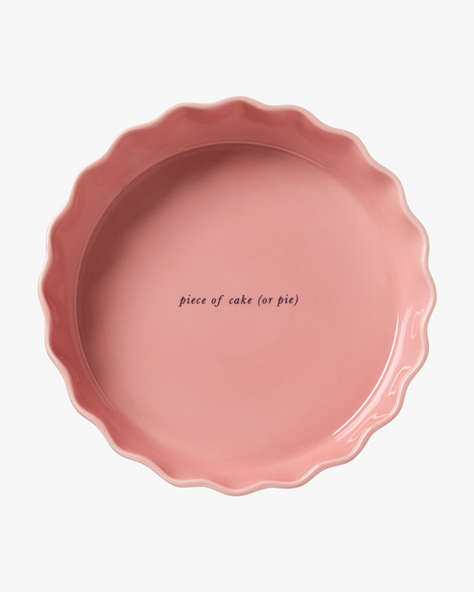 Kate Spade,Make It Pop Pie Dish,Pink