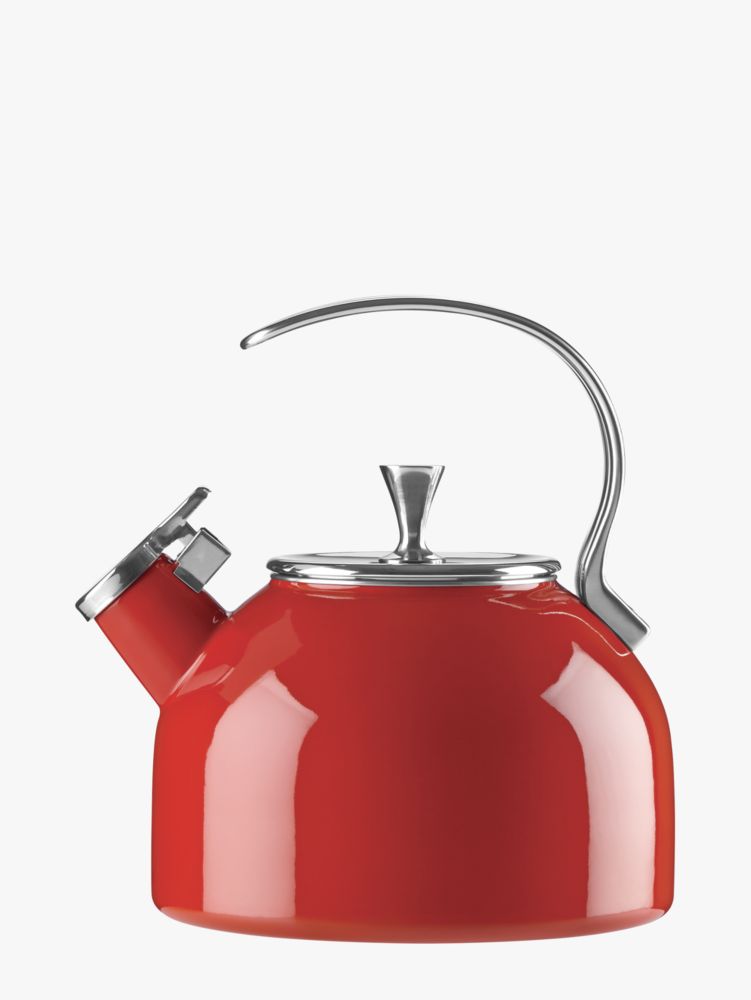 Kate Spade New York Make It Pop Red Tea Kettle