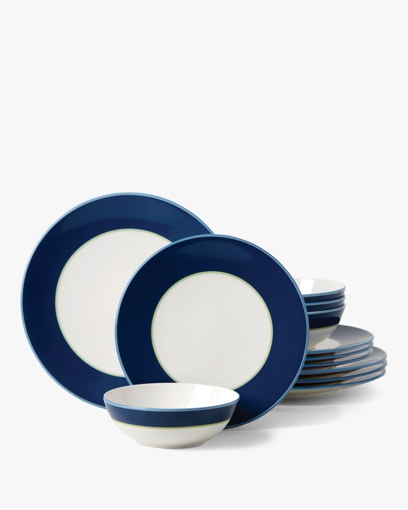 Kate Spade New York Make It Pop Prep Bowls, Set of 3 - Blue