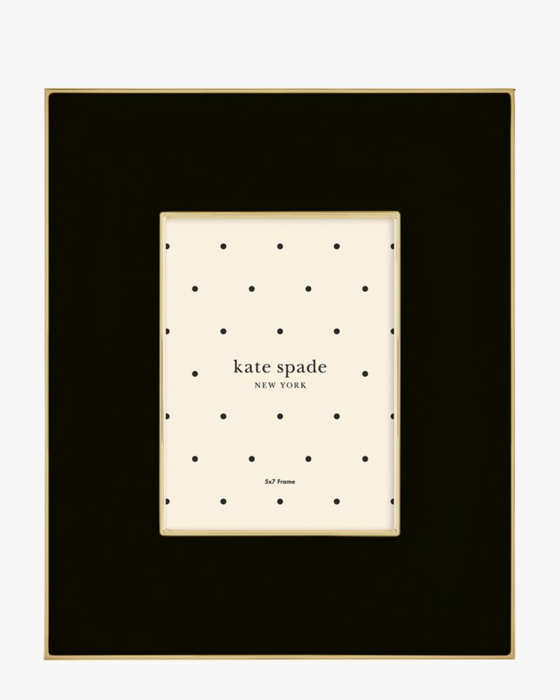 Kate Spade,Make It Pop 5x7 Frame,Black