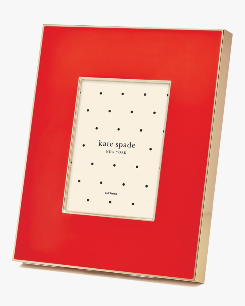 Kate Spade,Make It Pop 5x7 Frame,Red