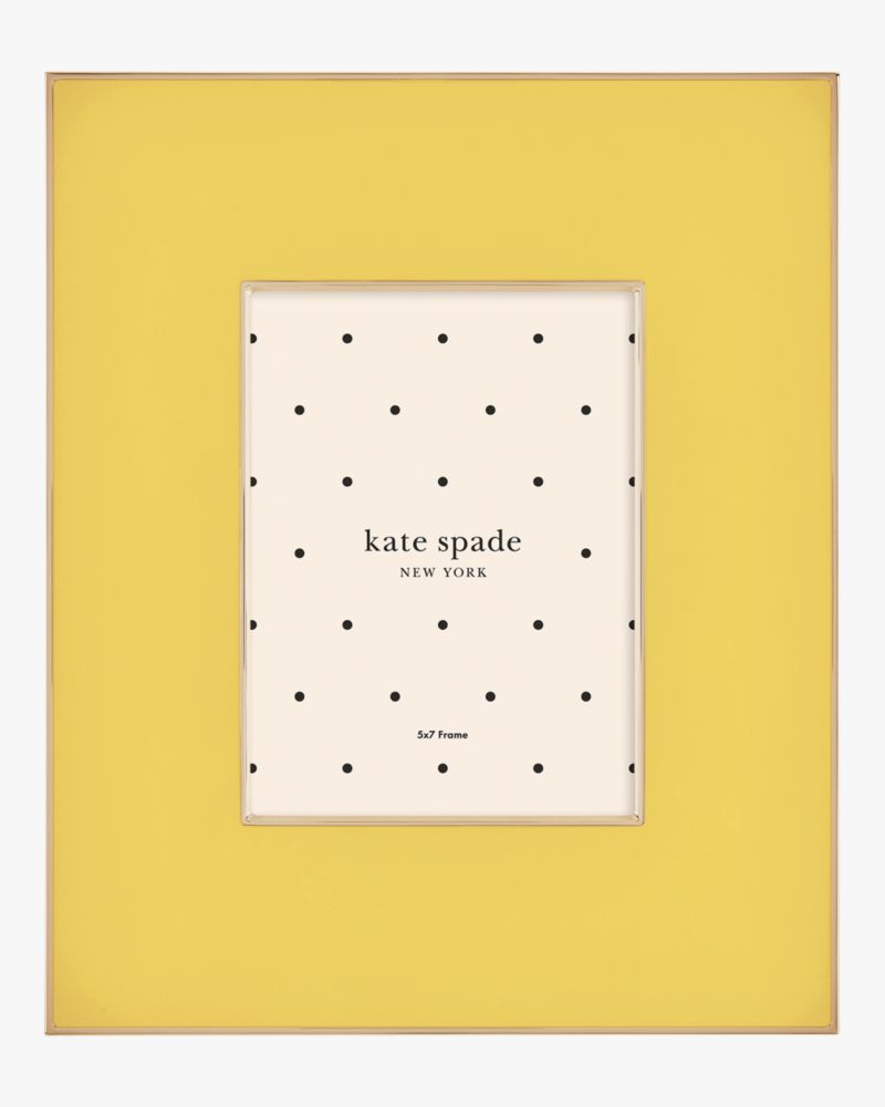 Kate Spade,Make It Pop 5x7 Frame,Yellow