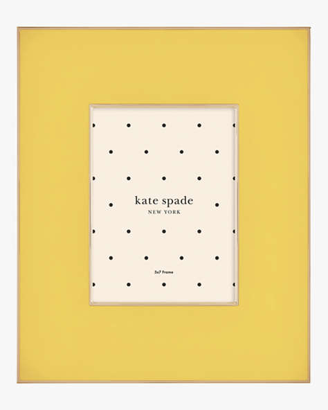 Kate Spade,Make It Pop 5x7 Frame,Yellow