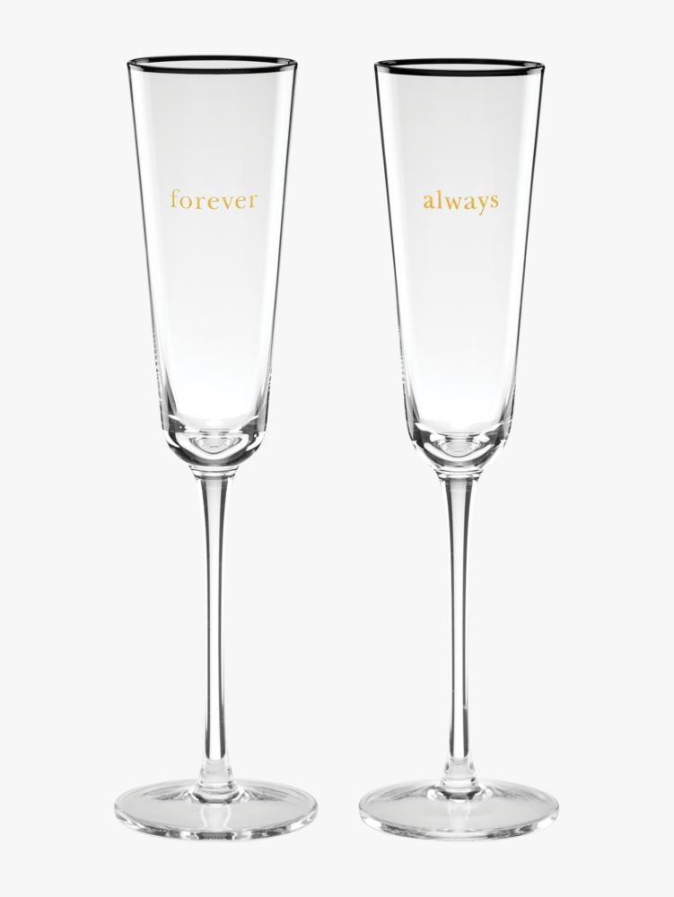 Kate Spade New York Cheers to US Sweet Dry Wine Glasses Set of 2