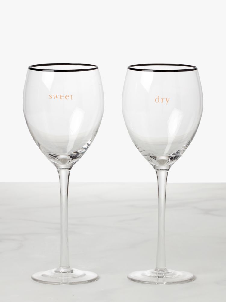 Sweet & Dry Wine Glass Set