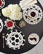Kate Spade,On The Dot 4-piece Accent Plate Set,White