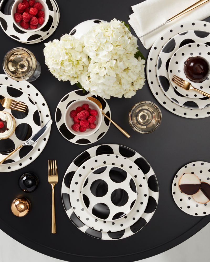 kate spade new york On The Dot 12-Piece Dinnerware Set