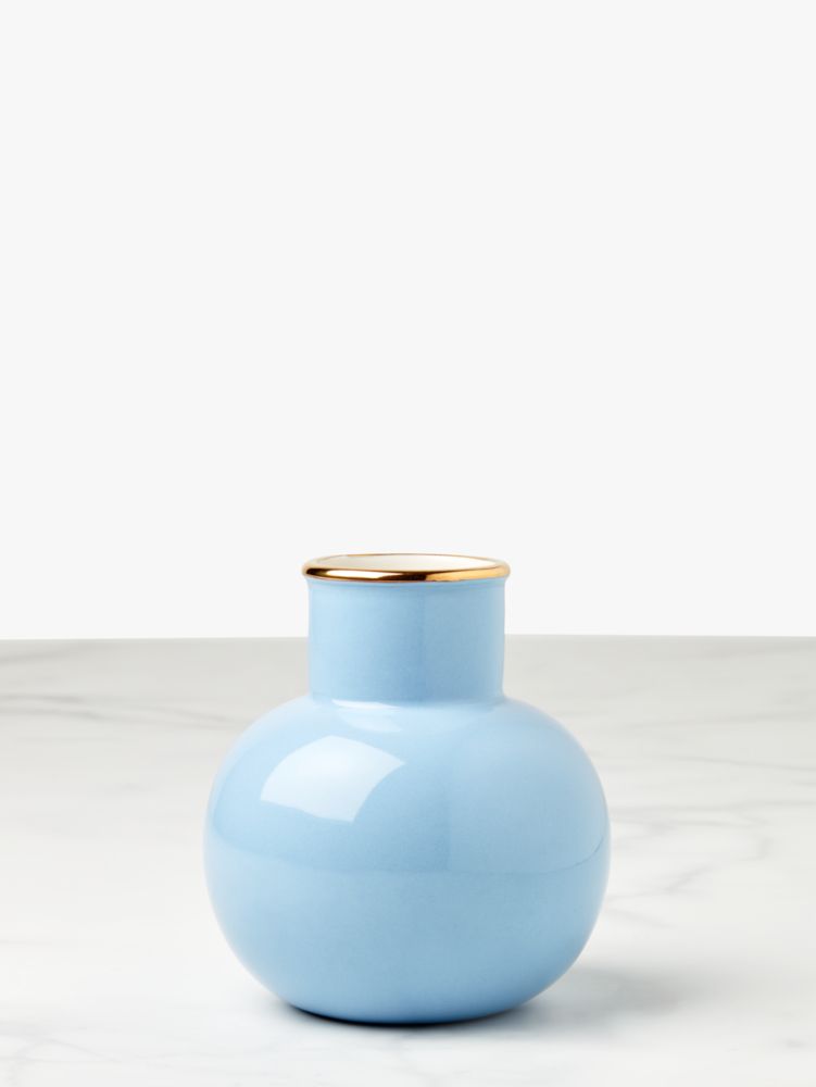 Kate Spade,Make It Pop Posy Vase,Blue