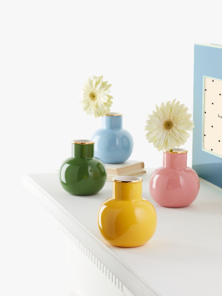 Kate Spade,Make It Pop Posy Vase,Blue