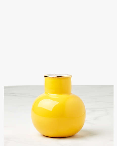 Kate Spade,Make It Pop Posy Vase,Yellow
