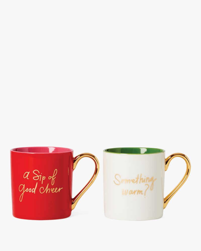 Be Jolly Mug Set  Kate Spade New York