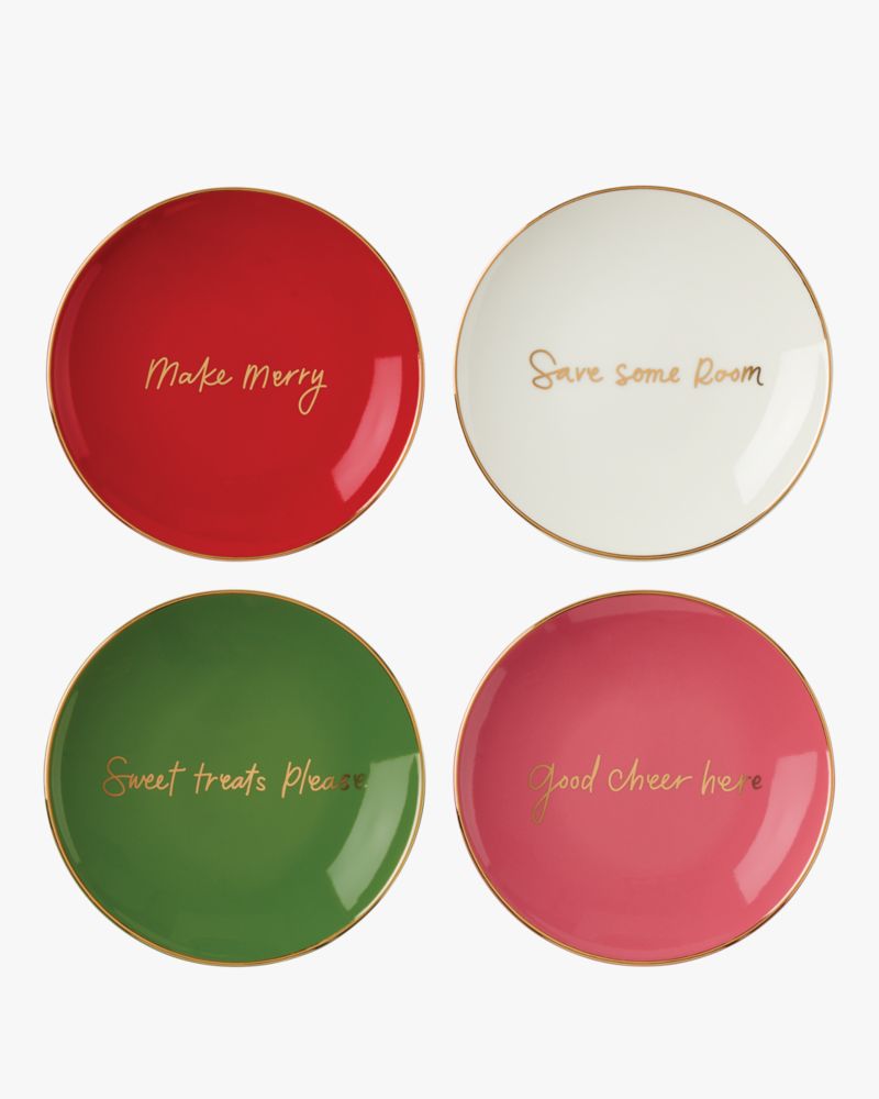 Be Jolly Tidbit Plate Set