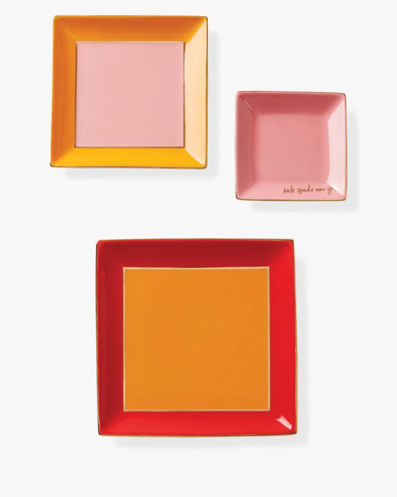 Kate Spade,メイク イット ポップ トレー セット,ホーム,ラズベリー