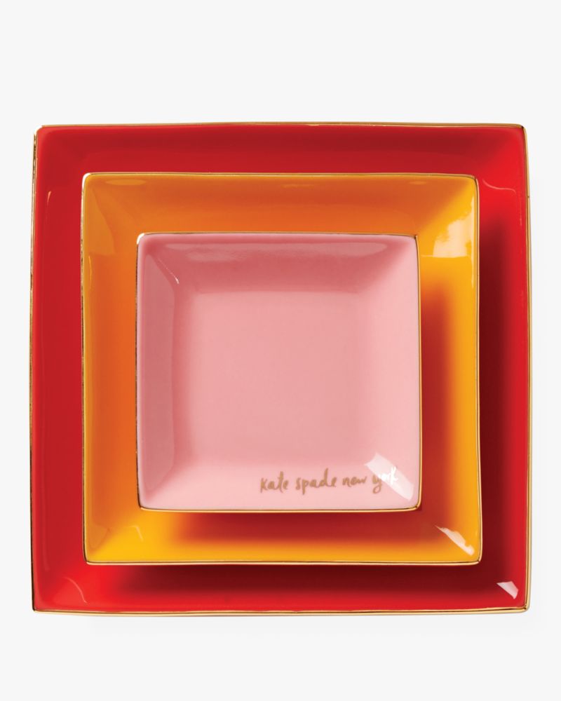 Kate Spade,メイク イット ポップ トレー セット,ホーム,ラズベリー