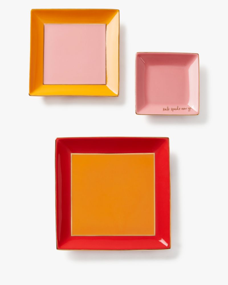 Kate Spade,メイク イット ポップ トレー セット,ホーム,ラズベリー
