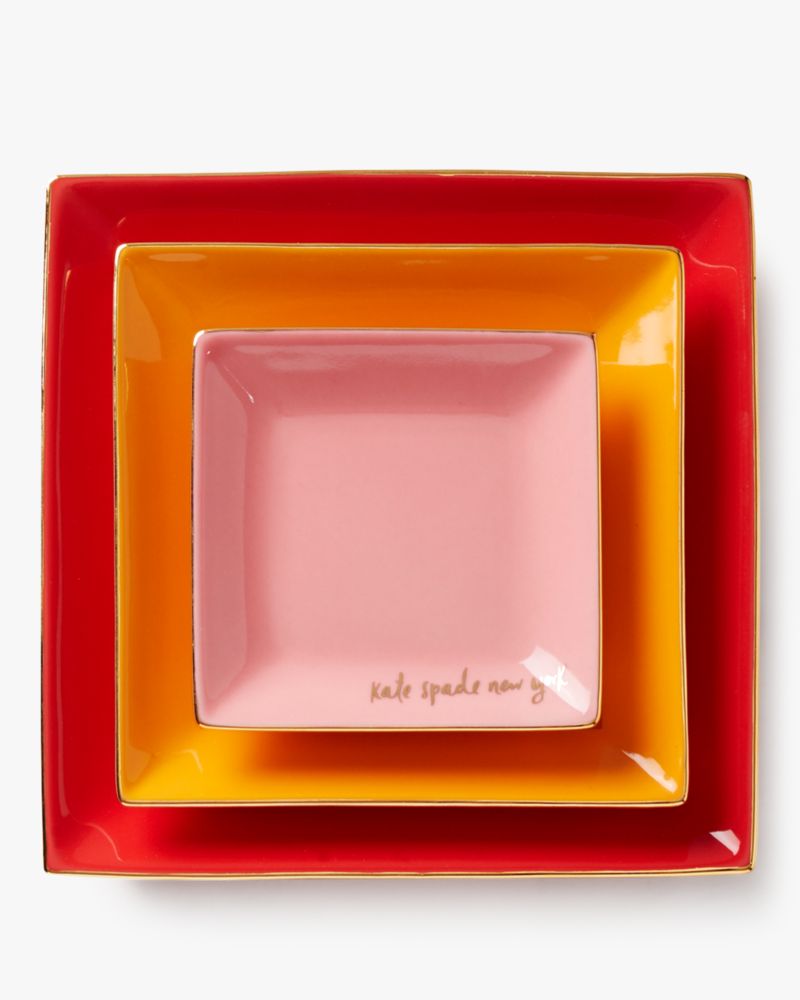 Kate Spade,メイク イット ポップ トレー セット,ホーム,ラズベリー