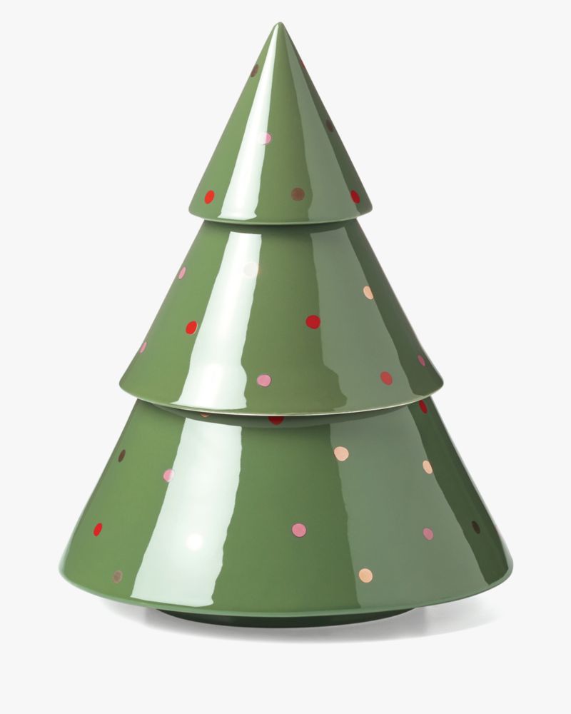 Kate Spade,Evergreen Tree Treat Jar,Green