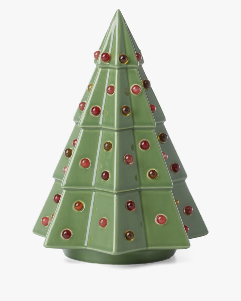 Kate Spade,Evergreen Small Lit Tree Figurine,
