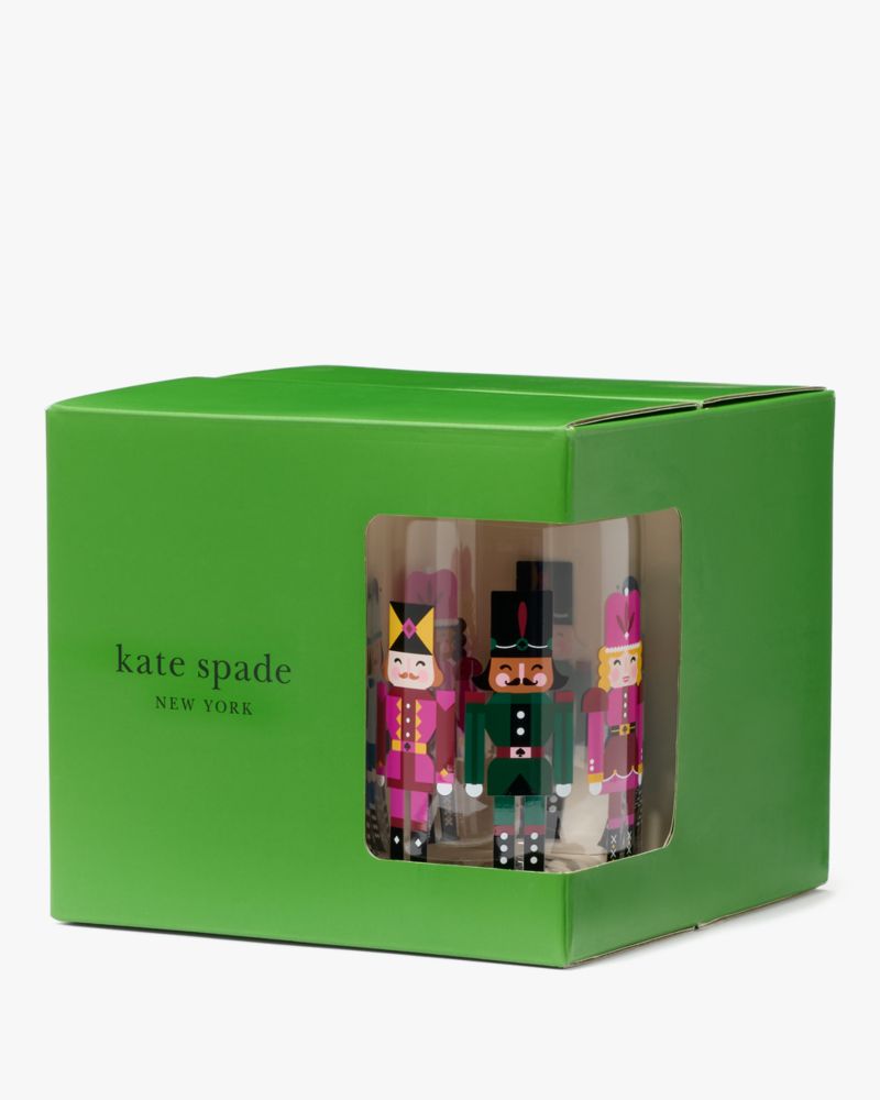 Kate Spade,Nutcracker Party Glass Set,