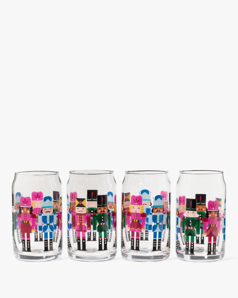 Kate Spade,Nutcracker Party Glass Set,