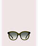 Kate Spade,lillian sunglasses,sunglasses,Deep Jade