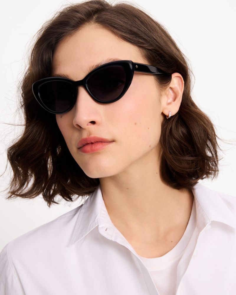 Kate Spade,Marlah Sunglasses,Black