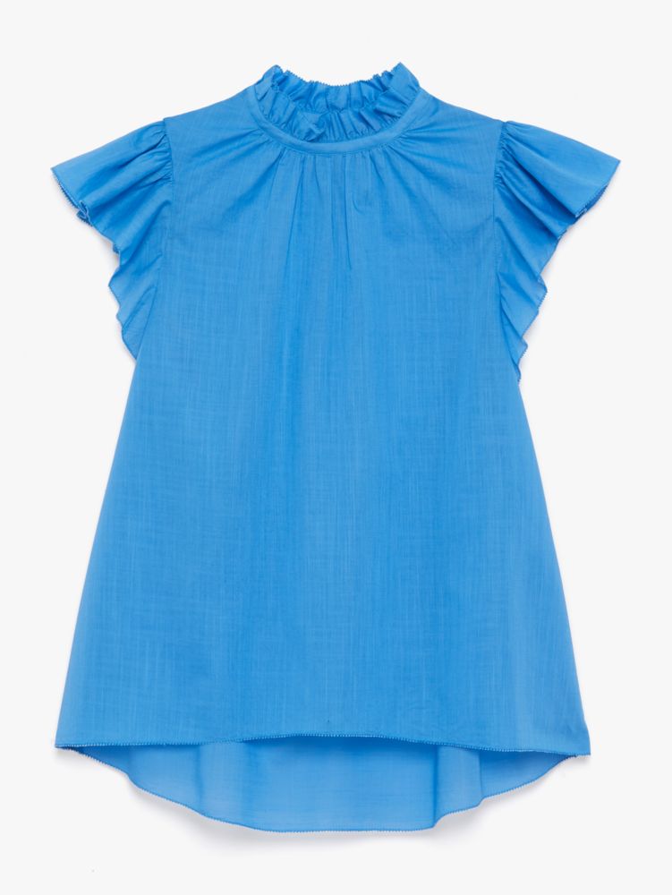 Solid High-neck Top, , Product