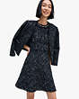 Kate Spade,embellished tweed dress,dresses & jumpsuits,Black / Glitter