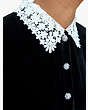 Kate Spade,jewel-button velvet shirtdress,dresses & jumpsuits,Black / Glitter