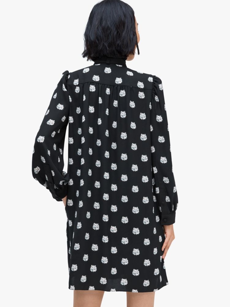 Cat Dot Shirtdress, , Product