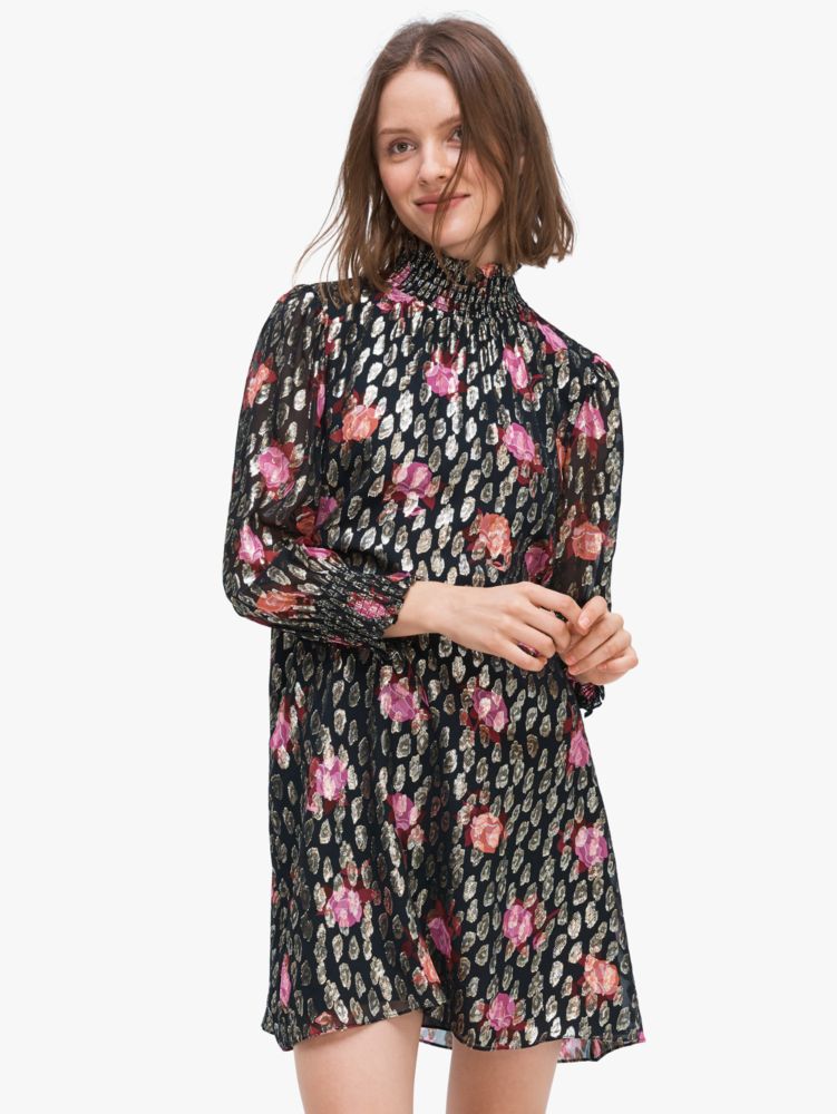 Rose Garden Smocked Shift Dress | Kate Spade New York