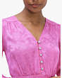 ジュエル ボタン ジャカード ドレス, Quartz Pink, Product