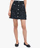 Kate Spade,embellished tweed skirt,skirts,Black / Glitter