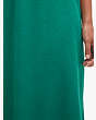 Kate Spade,fluid jacquard midi dress,dresses & jumpsuits,Ancient Emerald Metallic