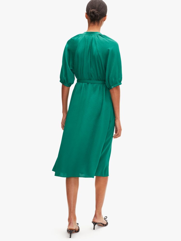 Kate Spade,Fluid Jacquard Midi Dress,