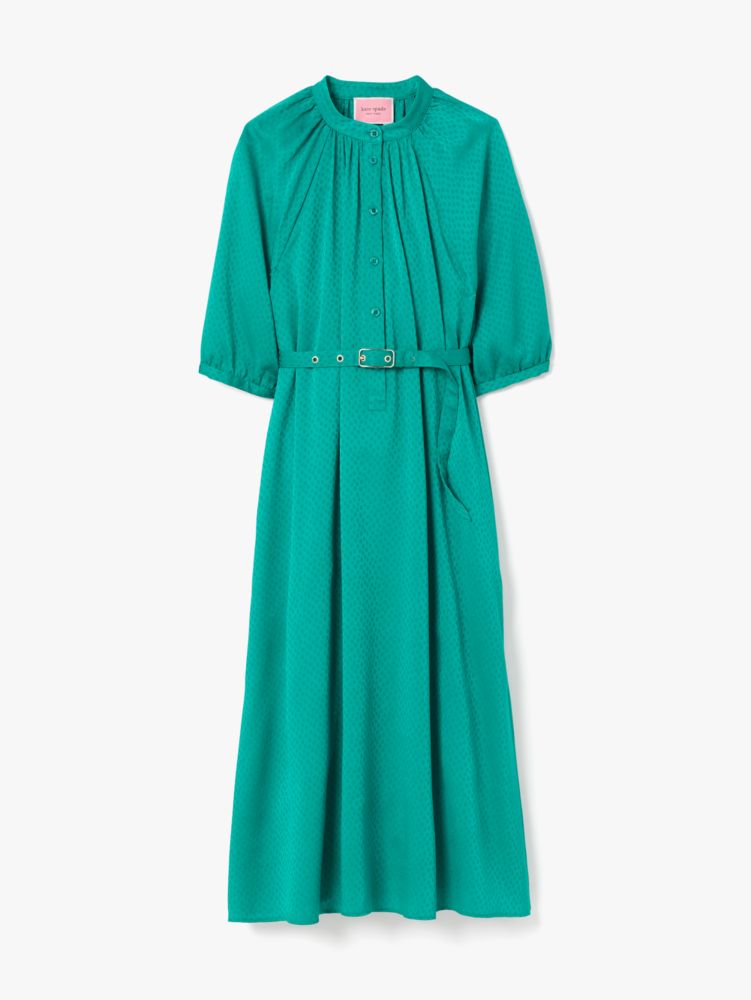 Kate Spade,Fluid Jacquard Midi Dress,