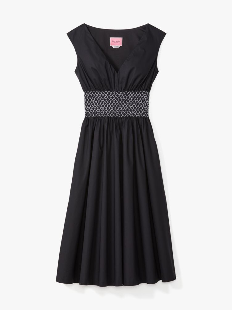 Kate Spade,Poplin V-neck Dress,